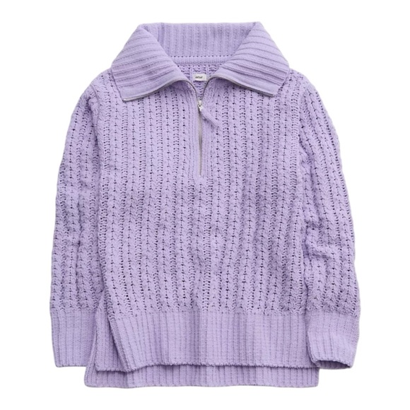 Aerie Lavender Sweater - Picture 3 of 11